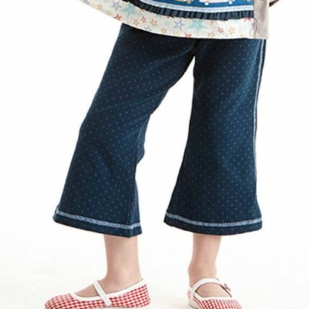 Matilda Jane Footloose Flared Leggings size 8 Blue‎